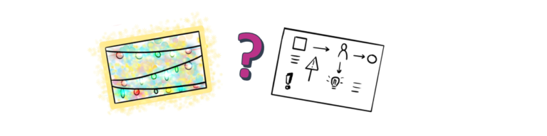 Dessin très coloré et dessin sans couleur : comment trouver l'équilibre ?